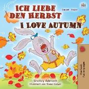 I Love Autumn (German English Bilingual Book)