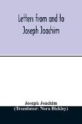 Letters from and to Joseph Joachim