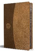 Biblia Reina Valera 1960 Tamaño grande, letra grande piel canela con cremallera / Spanish Holy Bible RVR 1960. Large Size Large Print Brown Leather with Zipper