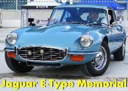 Jaguar E-Type Memorial (Wandkalender 2021 DIN A3 quer)