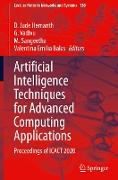 Artificial Intelligence Techniques for Advanced Computing Applications