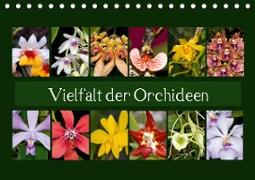 Vielfalt der Orchideen (Tischkalender 2021 DIN A5 quer)