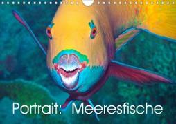 Portrait: Meeresfische (Wandkalender 2021 DIN A4 quer)