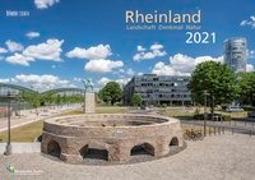 Rheinland 2021 Wandkalender A4 quer Spiralbindung 28 Blatt mit 56 Seiten