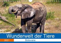 Wunderwelt der Tiere - Botswana (Wandkalender 2021 DIN A4 quer)