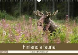Finland's fauna (Wall Calendar 2021 DIN A3 Landscape)
