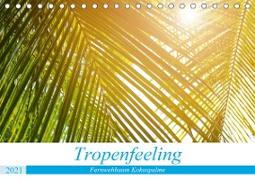 Tropenfeeling - Fernwehbaum Kokospalme (Tischkalender 2021 DIN A5 quer)