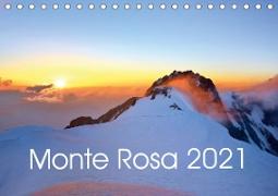 Monte Rosa (Tischkalender 2021 DIN A5 quer)