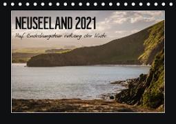 Neuseeland - Auf Entdeckungstour entlang der Küste (Tischkalender 2021 DIN A5 quer)