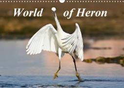World of Heron (Wall Calendar 2021 DIN A3 Landscape)
