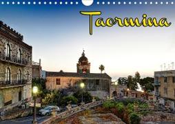 Taormina zur blauen Stunde (Wandkalender 2021 DIN A4 quer)