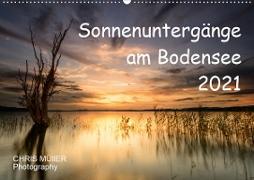 Sonnenuntergänge am BodenseeCH-Version (Wandkalender 2021 DIN A2 quer)