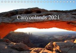 Canyonlands 2021 (Tischkalender 2021 DIN A5 quer)