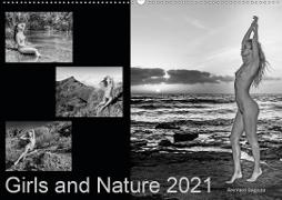 Girls and Nature (Wandkalender 2021 DIN A2 quer)
