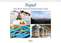 Nepal Eine Reise durch ein faszinierendes Land (Wandkalender 2021 DIN A4 quer)