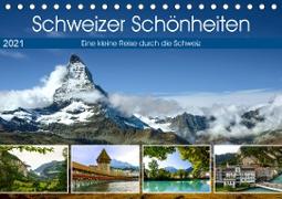 Schweizer Schönheiten (Tischkalender 2021 DIN A5 quer)