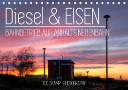 Diesel & Eisen - Bahnbetrieb auf Anhalts Nebenbahn (Tischkalender 2021 DIN A5 quer)