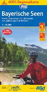ADFC-Regionalkarte Bayerische Seen, 1:75.000, mit Tagestourenvorschlägen, reiß- und wetterfest, E-Bike-geeignet, GPS-Tracks-Download