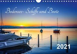 Bodensee-Schiffe und Boote (Wandkalender 2021 DIN A4 quer)