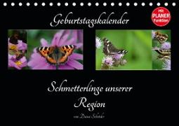 Geburtstagskalender Schmetterlinge unserer Region (Tischkalender 2021 DIN A5 quer)