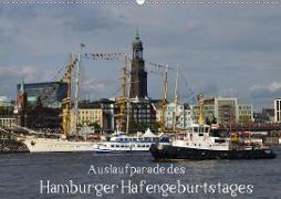 Auslaufparade des Hamburger Hafengeburtstages (Wandkalender 2021 DIN A2 quer)