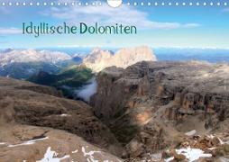 Idyllische Dolomiten (Wandkalender 2021 DIN A4 quer)