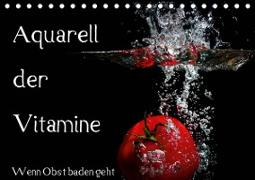 Aquarell der Vitamine - Wenn Obst baden geht (Tischkalender 2021 DIN A5 quer)