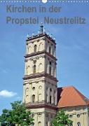 Kirchen in der Propstei Neustrelitz (Wandkalender 2021 DIN A3 hoch)