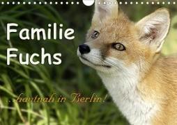Familie Fuchs hautnah in Berlin (Wandkalender 2021 DIN A4 quer)