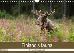 Finland's fauna (Wall Calendar 2021 DIN A4 Landscape)