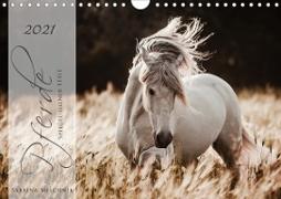 Pferde - Spiegel deiner Seele (Wandkalender 2021 DIN A4 quer)