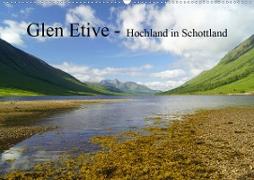 Glen Etive - Hochland in Schottland (Wandkalender 2021 DIN A2 quer)