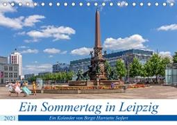 Ein Sommertag in Leipzig (Tischkalender 2021 DIN A5 quer)