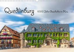 Quedlinburg - 1000 Jahre Geschichte im Harz (Wandkalender 2021 DIN A3 quer)