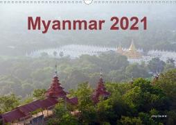 Myanmar 2021 (Wandkalender 2021 DIN A3 quer)