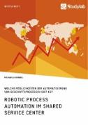 Robotic Process Automation im Shared Service Center. Welche Möglichkeiten der Automatisierung von Geschäftsprozessen gibt es?