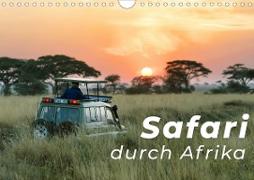Safari durch Afrika (Wandkalender 2021 DIN A4 quer)