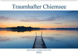 Traumhafter Chiemsee - Impressionen vom Bayerischen Meer (Wandkalender 2021 DIN A2 quer)