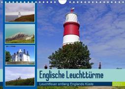 Englische Leuchttürme - Leuchtfeuer entlang Englands Küste (Wandkalender 2021 DIN A4 quer)