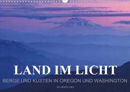 Land im Licht - Berge und Küsten in Oregon und Washington - von Jeremy Cram (Wandkalender 2021 DIN A3 quer)