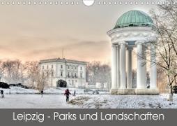 Leipzig - Parks und Landschaften (Wandkalender 2021 DIN A4 quer)