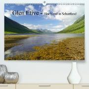 Glen Etive - Hochland in Schottland (Premium, hochwertiger DIN A2 Wandkalender 2021, Kunstdruck in Hochglanz)