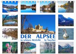 Der Alpsee im schönen Allgäu (Tischkalender 2021 DIN A5 quer)