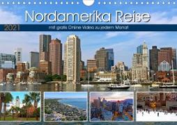 Reisekalender Nordamerika (Wandkalender 2021 DIN A4 quer)