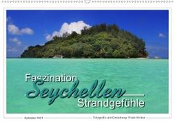 Faszination Seychellen - Strandgefühle (Wandkalender 2021 DIN A2 quer)