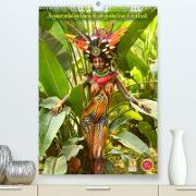 Äquatorialguinea Bodypainting Festival (Premium, hochwertiger DIN A2 Wandkalender 2021, Kunstdruck in Hochglanz)