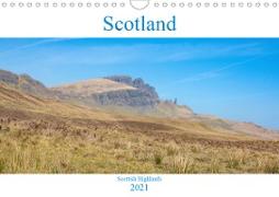 Scotland Scottish Highlands (Wall Calendar 2021 DIN A4 Landscape)