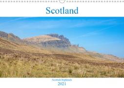 Scotland Scottish Highlands (Wall Calendar 2021 DIN A3 Landscape)
