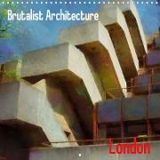 Brutalist Architecture of London (Wall Calendar 2021 300 × 300 mm Square)