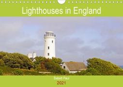 Lighthouses in England (Wall Calendar 2021 DIN A4 Landscape)